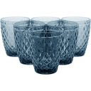 Ver imagem 3 de COPO ÁGUA 10x8x8cm 270ml VIDRO AZUL 6PÇ NH