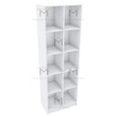 Ver imagem 4 de ARMÁRIO COLMÉIA COMÉRCIO M46.2020.B (10 NICHOS LOJA, CLOSET) MUNDI MOVEIS