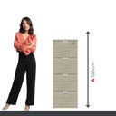 Ver imagem 6 de Arquivo para Pasta Suspensa com Chave 4 Gavetas P25 Pandin Cinza
