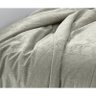 Cobreleito Queen Veludo Deluxe Living Art  Khaki 2,60mx2,40m - 2