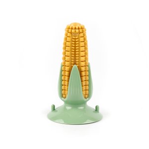 MILHO ESCOVA DENTAL DE TPR COM VENTOSA PARA CÃES PET