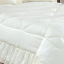 Ver imagem 4 de Colcha Casal Queen Coleção Charme Renda 04 Peças - Palha