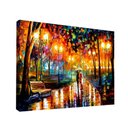 Ver imagem 1 de Quadro Decorativo Pintura Leonid Afremov Praça Pequeno 60x40