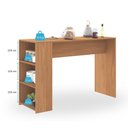 Ver imagem 7 de Kit Cozinha Compacta Roma com Bancada Menu Móveis Off White/Freijó