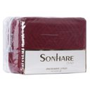 Ver imagem 6 de Jogo de Toalhas de Banho 100% Algodão 5 Peças Completo Max Sonhare Sultan Malbec e Branco