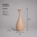 Ver imagem 3 de Garrafa Vanguard Pequena Vaso Decorativo de Cerâmica para Sala e Mesa Dunas