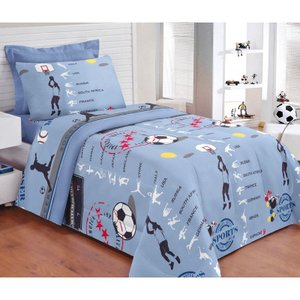 Edredom Solteiro Day by Day Dupla Face 02 Peças - Fenômeno