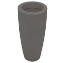 Ver imagem 1 de Vaso de Polietileno Vietnamita Fosco 70 cm Cinza Claro VASAP