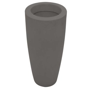 Vaso de Polietileno Vietnamita Fosco 70 cm Cinza Claro VASAP