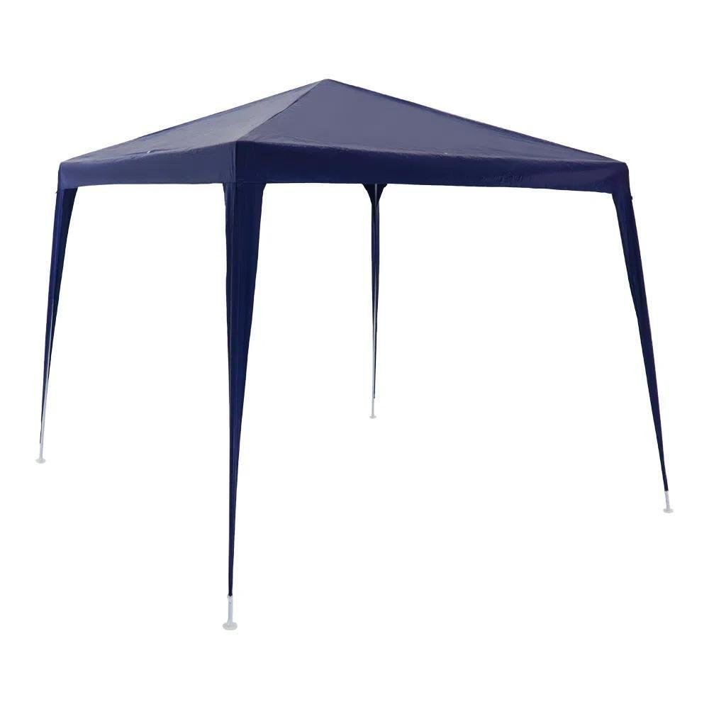 Tenda Gazebo Desmontável Impermeável Barraca Camping e Praia 3x3 Fortt Azul - Tga001-a - Fc7910 - 1