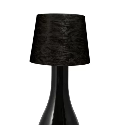 Luminária para Garrafa de Vinho Waf Decorativa Led One Light:preto