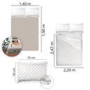 Ver imagem 4 de Jogo de Cama Casal 4 Peças Trésor 180 Fios