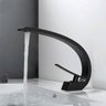 Torneira Banheiro Monocomando Cascata Misturador Preto Luxo - Brinovar - 5