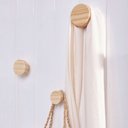 Ver imagem 3 de Kit Cabideiro redondo de madeira - kit com 4 unidades