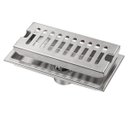 Ver mais imagens de Ralo Linear Aço Inox 30cm Banheiro Lavabo Area Externa Anti Odor Anti Inseto Higienico Piscina Quint