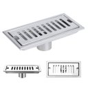 Ver imagem 1 de Ralo Linear Aço Inox 30cm Banheiro Lavabo Area Externa Anti Odor Anti Inseto Higienico Piscina Quint