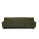 Ver imagem 6 de Sofá Decorativo Ashton 3 Lugares Sala de Estar 216cm Pés em Aço Couro Fendi G88 - Gran Belo