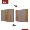 Ver imagem 5 de Guarda Roupa Casal 6 Portas 4 Gavetas Flex Henn