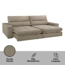 Ver imagem 5 de Sofá Aspem Veludo 02 Módulos de 80cm B25cm Meu Sofá Online