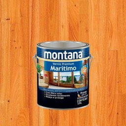Verniz Marítimo Brilhante Natural 3,6l Montana - 1