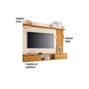 Ver imagem 3 de Painel Suspenso -lets - Cinamomo / Off White - Hb Móveis