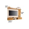 Painel Suspenso -lets - Cinamomo / Off White - Hb Móveis - 3