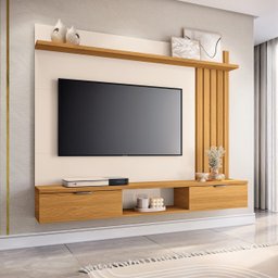 Painel Suspenso -lets - Cinamomo / Off White - Hb Móveis - 2
