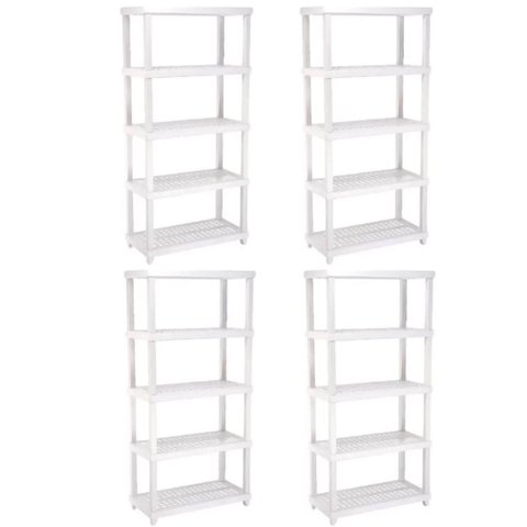 4 Estantes Modular 5 Prateleiras Câmara Fria até 250kg Multi