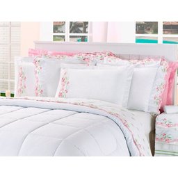 Kit Edredom King 5 Peças Percal 200 Fios Emozione - 3