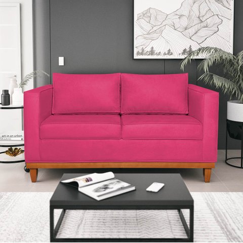 Sofá 2 e 3 Lugares Europa 180 cm Estilo Conforto e Elegância Suede - Doce Sonho Móveis SOFÁ SOFÁ DE 
