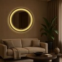 Ver mais imagens de Espelheira 80x80 E08 Polido Sup Par Led Jat 01 Amarelo Touch Bivolt