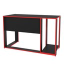 Ver imagem 5 de Mesa Para Computador Notebook Desk Game Singapura Preto/Vermelho - Politorno