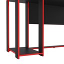 Ver imagem 3 de Mesa Para Computador Notebook Desk Game Singapura Preto/Vermelho - Politorno