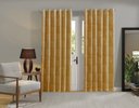 Ver imagem 1 de Cortina Jacquard Sala Quarto e Escritório P/ Varão 2 metros Cor:Gold