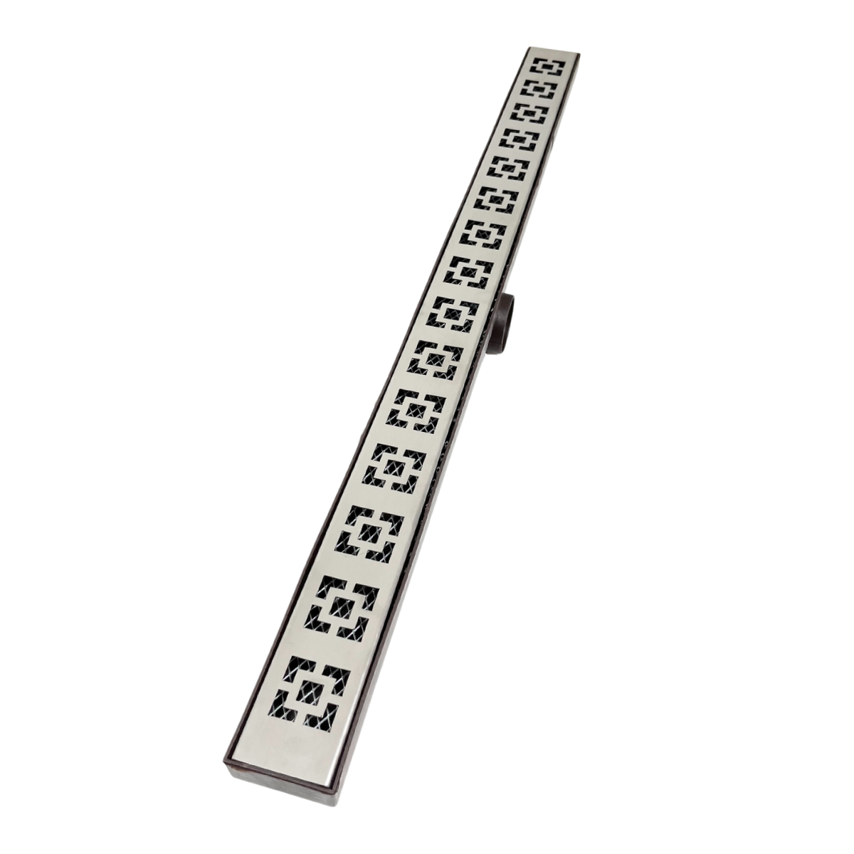 Ralo de Banheiro 5x70 Dubai Inox com Tela Coletor Marrom - 2