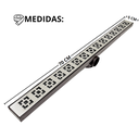 Ver imagem 3 de Ralo de Banheiro 5x70 Dubai Inox com Tela Coletor Marrom