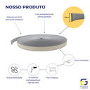 Ver imagem 3 de Moldura Roda Meio Ripado Eva Adesivo Saturno 3,5cmx5mm 20mts - Cinza