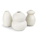 Ver imagem 1 de Kit Mini Vasos Orgânicos Decorativos em Cerâmica 3PCS