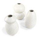 Ver imagem 2 de Kit Mini Vasos Orgânicos Decorativos em Cerâmica 3PCS