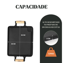 Ver imagem 3 de Chapa 30x30cm Alça Madeira Panela Mineira