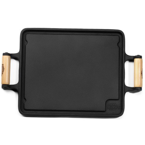 Chapa 30x30cm Alça Madeira Panela Mineira