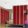 Armário Roupeiro Aço 8 Portas Guarda Volume Ea702 Vermelho - 6