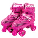 Ver imagem 1 de Patins rosa classicos fenix rl02r tamanho 30 a 33