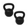 Kit Kettlebell 4kg e 8kg de Ferro Pintado de Peso Academia - 1