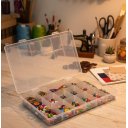 Ver imagem 4 de Caixa Box Organizador 13 Divisorias Maleta Multiuso Estojo Pesca Micanga Costura Brinquedo Legos Joi