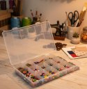 Ver imagem 4 de Caixa Box Organizador 13 Divisorias Maleta Multiuso Estojo Pesca Micanga Costura Brinquedo Legos Joi