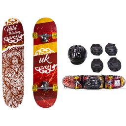 Kit Skate Masculino com Acessórios - Unik Toys - 1