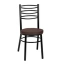 Ver imagem 3 de Conjunto 2 Cadeiras para Sala de Jantar Debrum Preto/Marrom