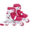 Patins Roller Rosa Tamanho P 31 A 34 Mor - 1