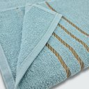 Ver imagem 3 de Jogo de Toalha 4 Peças Coleção Montreal 100% Algodão Verde Aqua